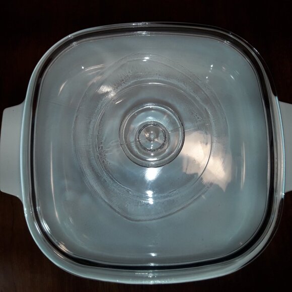 Vintage 80s 90s CorningWare Shadow Iris A-10-B Casserole Dish & Pyrex A-12-C Lid - Picture 4 of 8